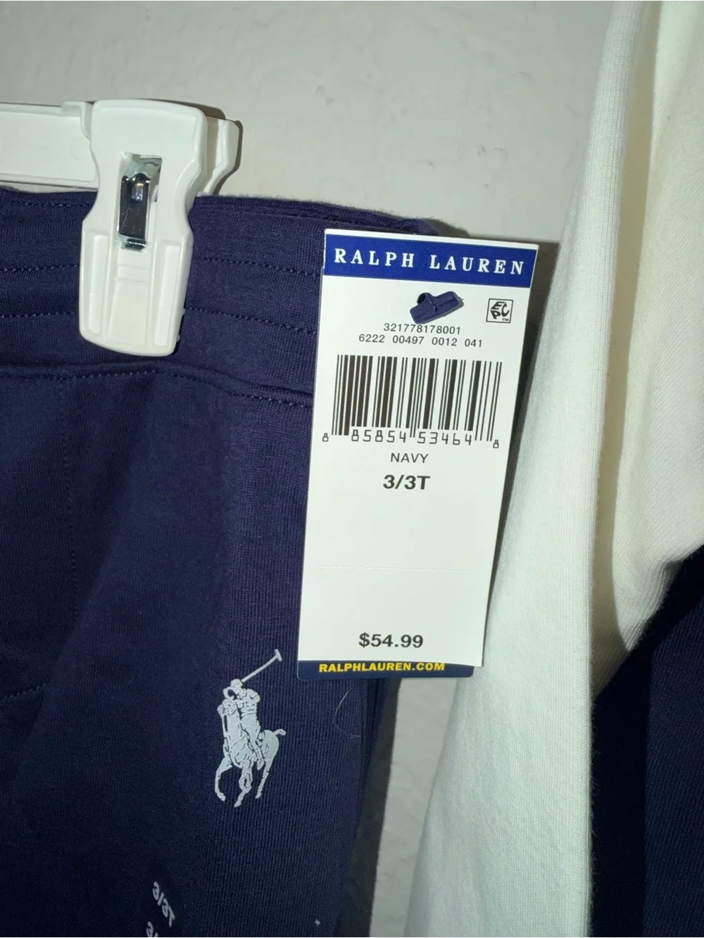 Polo Ralph Lauren Boys 3T Polo Logo 2-Piece Pullover & jogger NWT